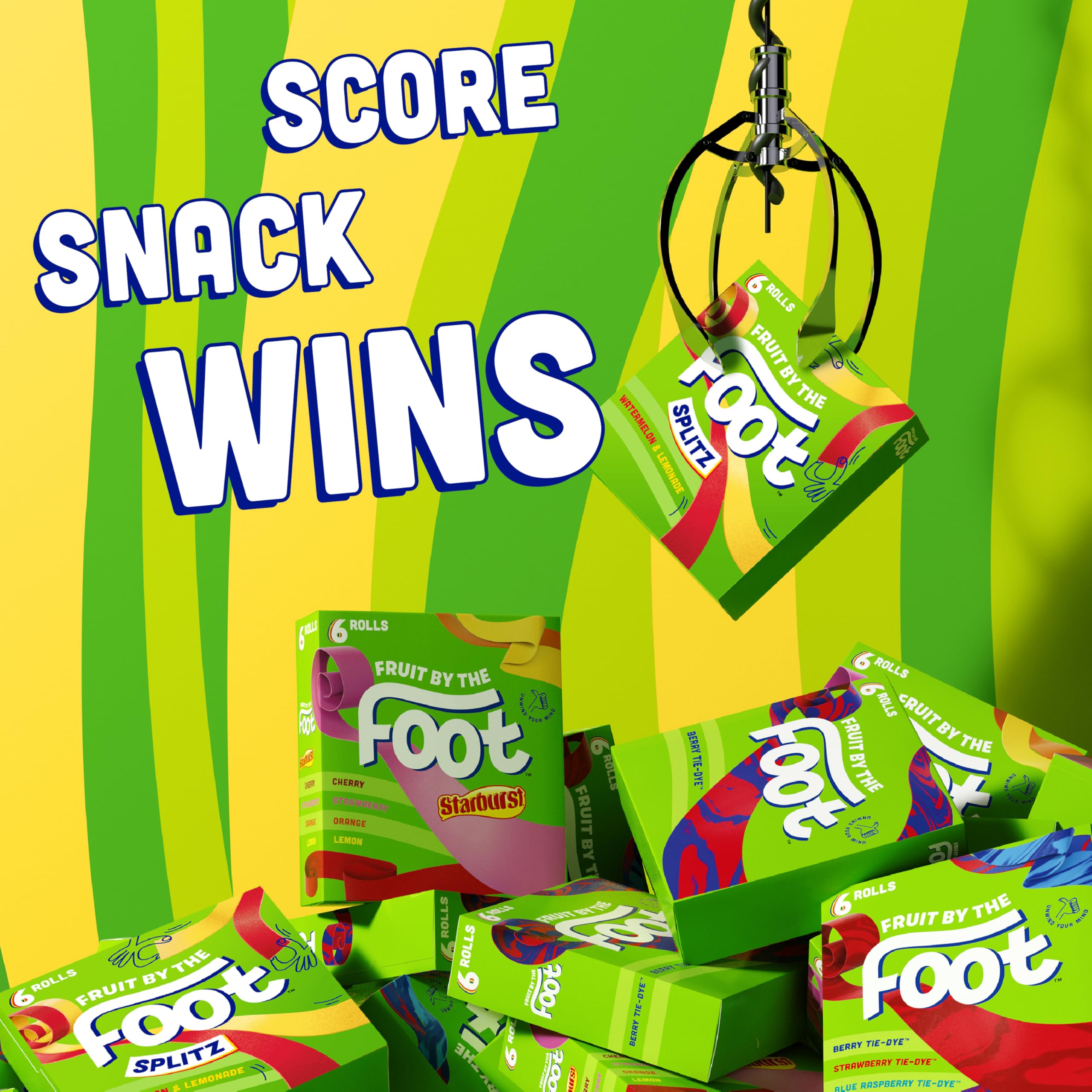 Fruit By The Foot Splitz on-the-go pack brings two flavors in one convenient form.