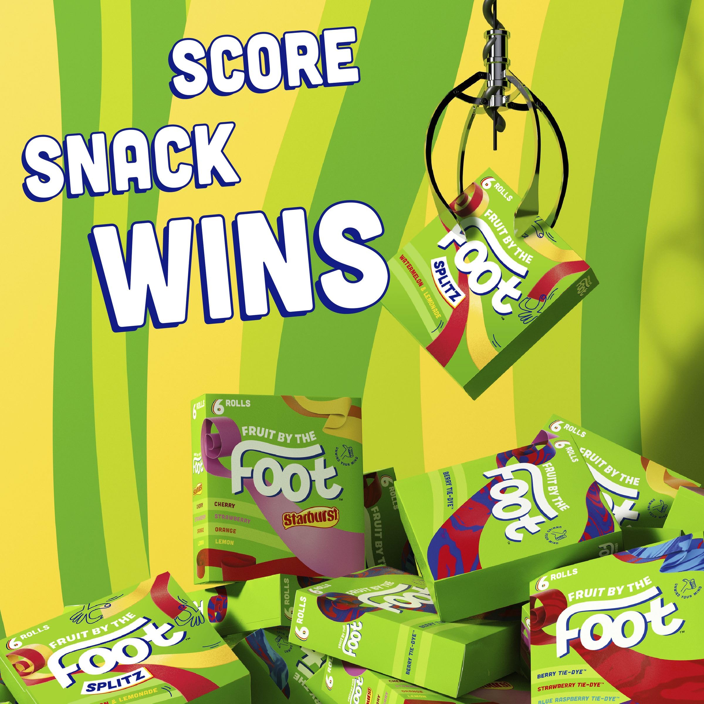 Fruit by the Foot Splitz party goody bag idea kids enjoy playful snacks