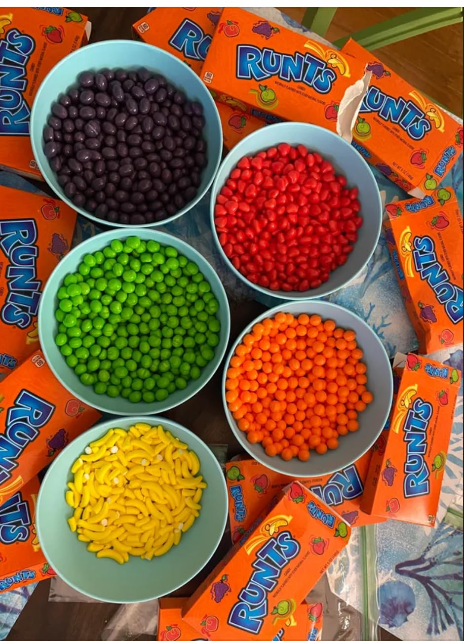 Fruit Candies brighten party tables with a retro candy display.