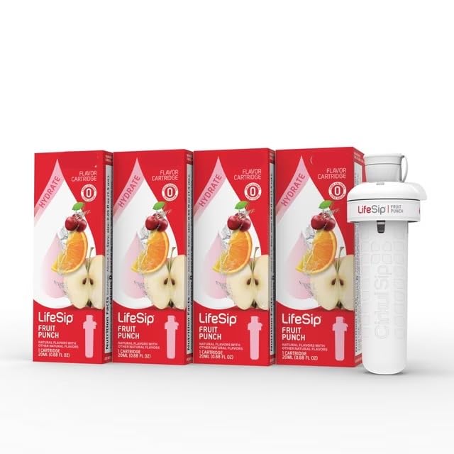Fruit Punch Cartridges Original four-pack offers a refreshing, calorie-free flavor boost.