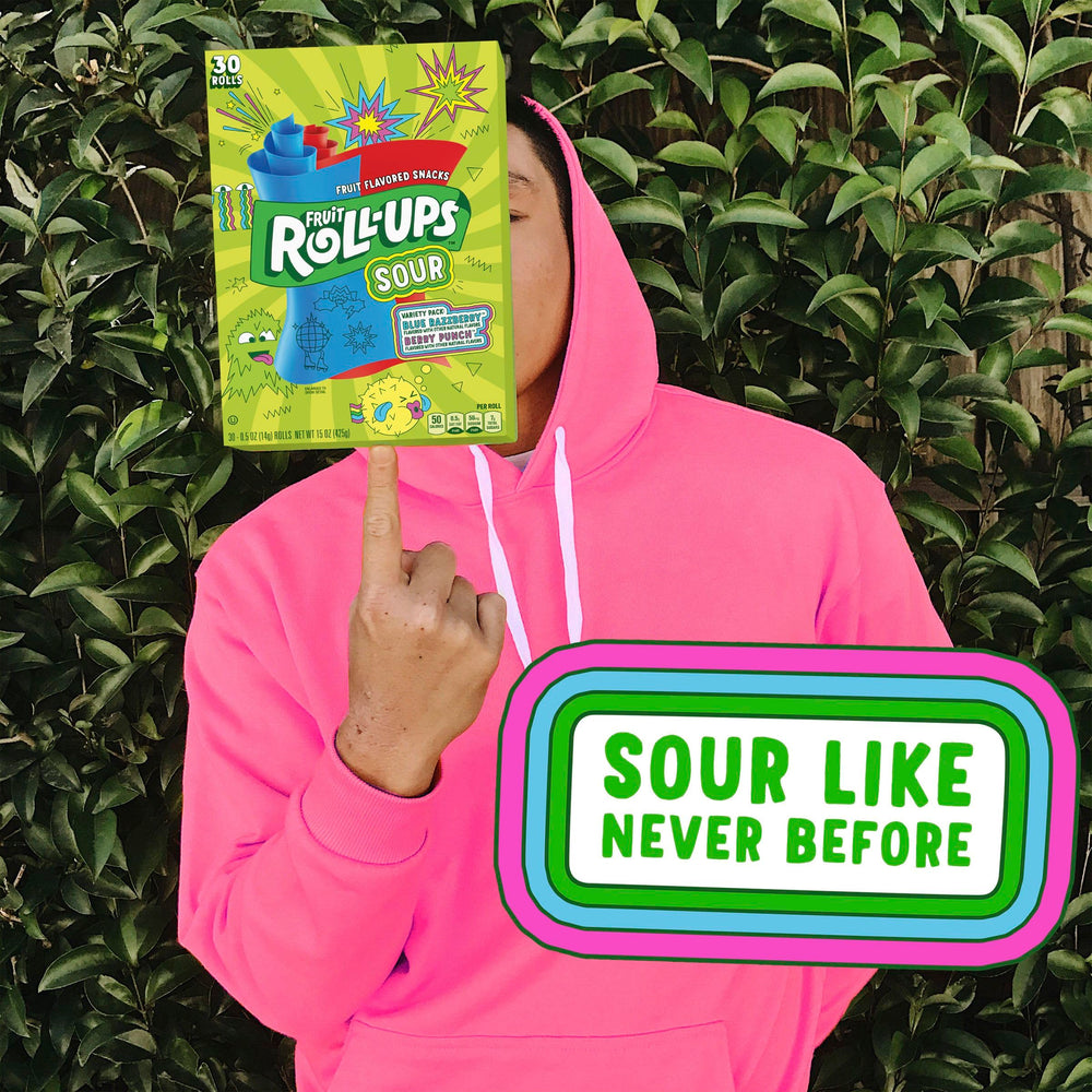 Fruit Roll-Ups colorful tongue tattoos inside for social sharing and fun.
