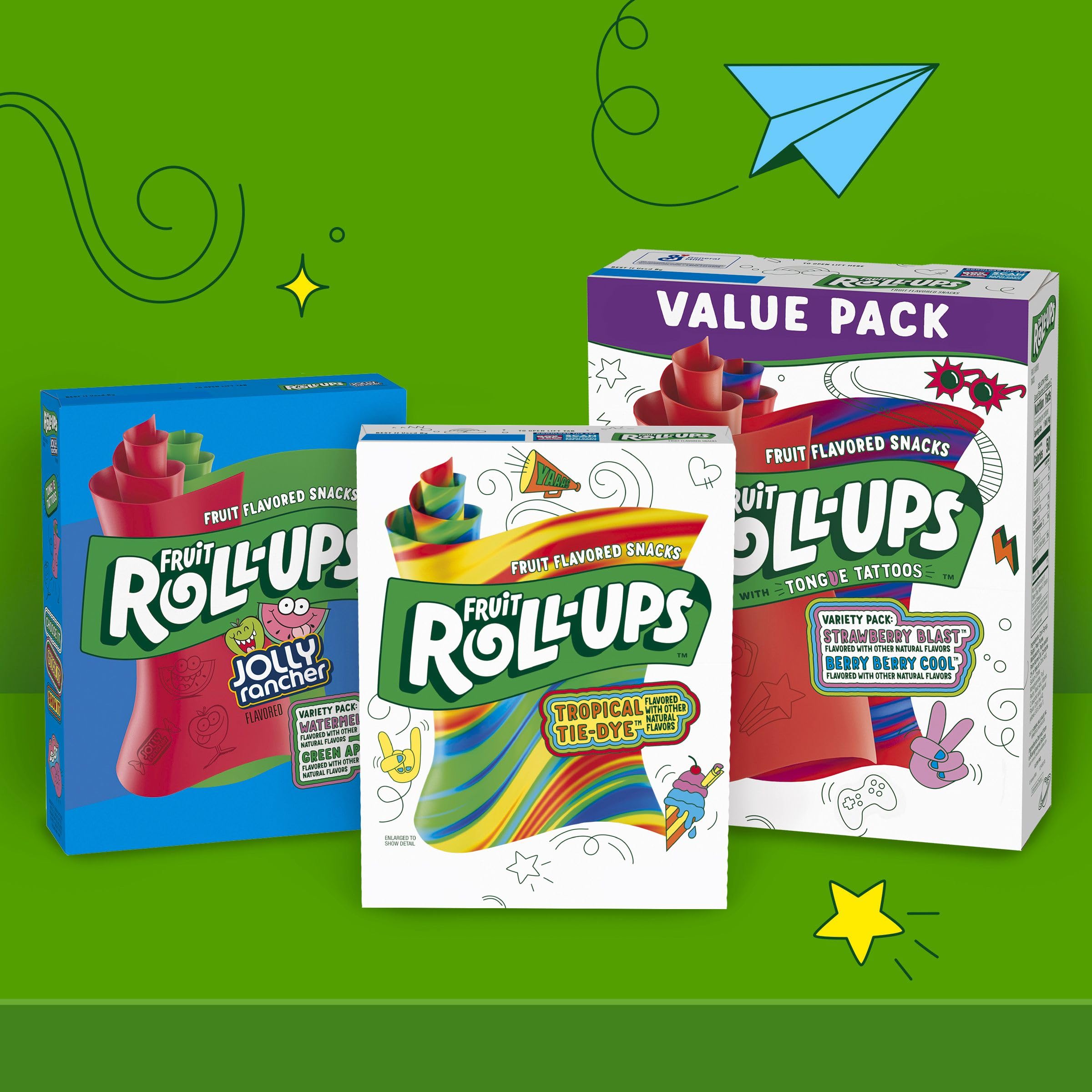Fruit Roll-Ups on-the-go snack ideal for busy families