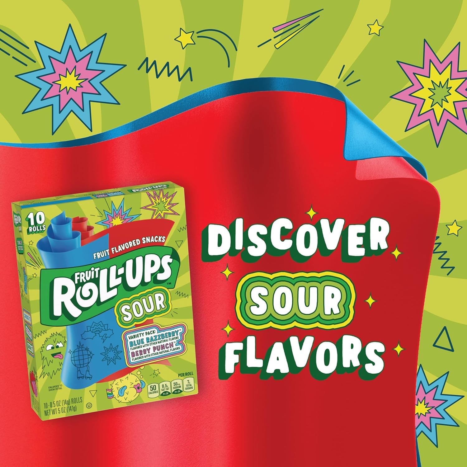Fruit Roll-Ups vitamin C-rich snack offers a refreshing fruity pick-me-up
