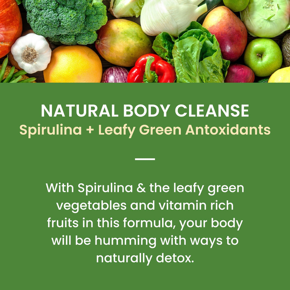 Fruniti Super Greens Smoothie Mix greens and spirulina visible