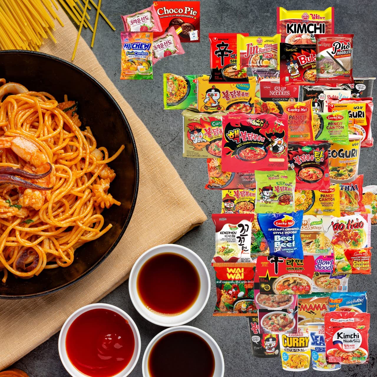 FUDOBOX ramen variety pack bowl-ready serving for fast lunches