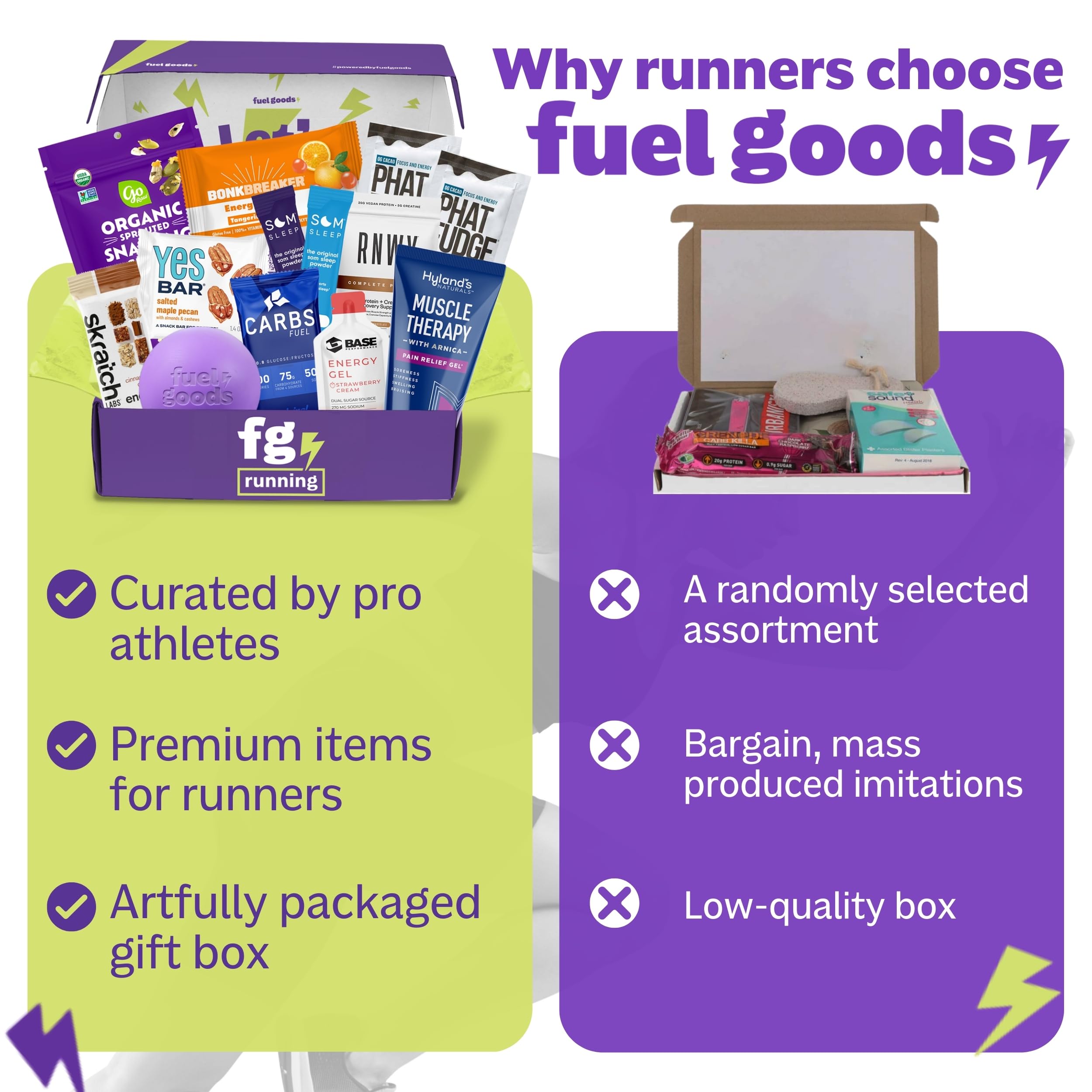 Gift-ready packaging makes a thoughtful marathon gift for runners