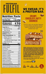 Fulfil protein bars variety flavors close-up, rich textures for satisfying, guilt-free snacking.