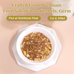 FullChea nourishing corn silk blend with antioxidants for gentle digestion support.