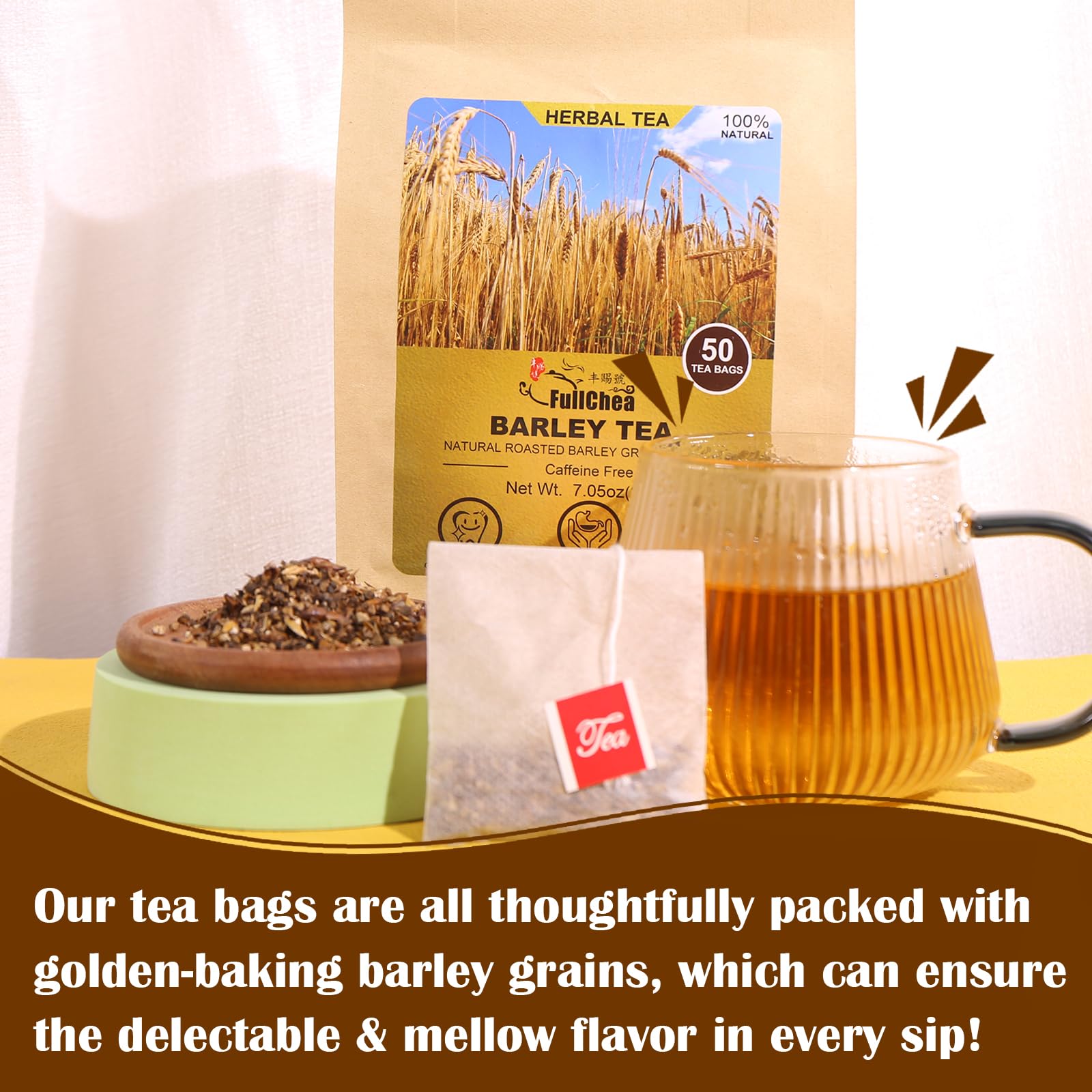 Easy-to-brew sachets from FullChea support quick daily rituals.