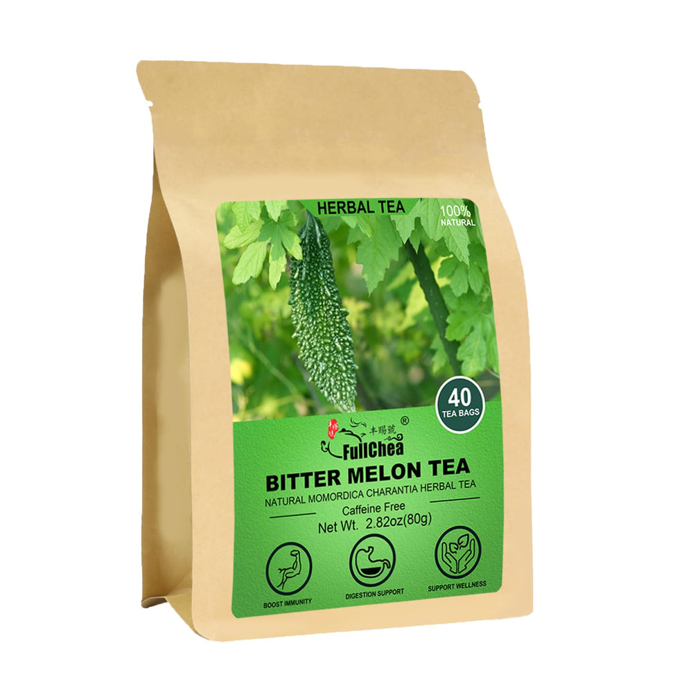 FullChea Bitter Melon Tea box and bags for convenient daily brewing.