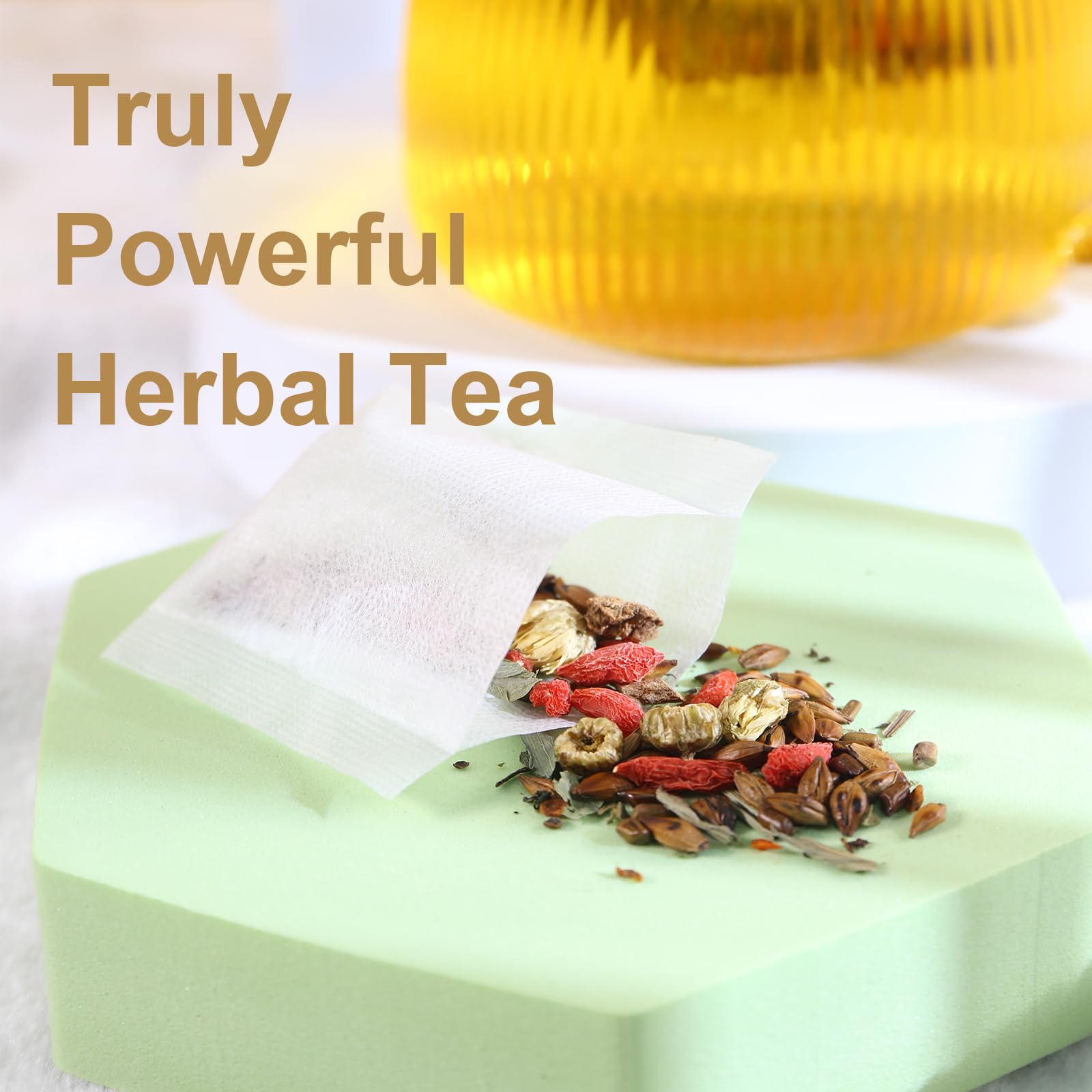 FullChea brewed tea in cup multi-infusion