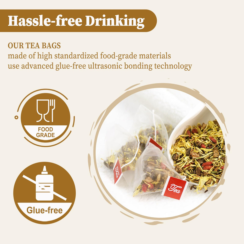 FullChea brewed tea cup steaming with inviting aroma