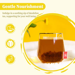 FullChea Premium roasted dandelion roots close-up showing quality aroma.
