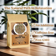 FullChea Detox Tea Bags licorice-root shot conveys gentle sweetness in brew