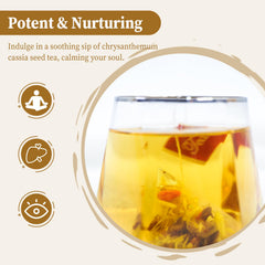 FullChea dried ingredients show burdock root goji osmanthus honeysuckle