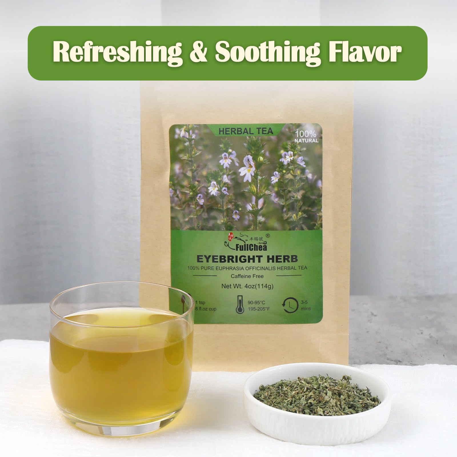 FullChea Eyebright tender leaves illustrate natural non GMO quality.