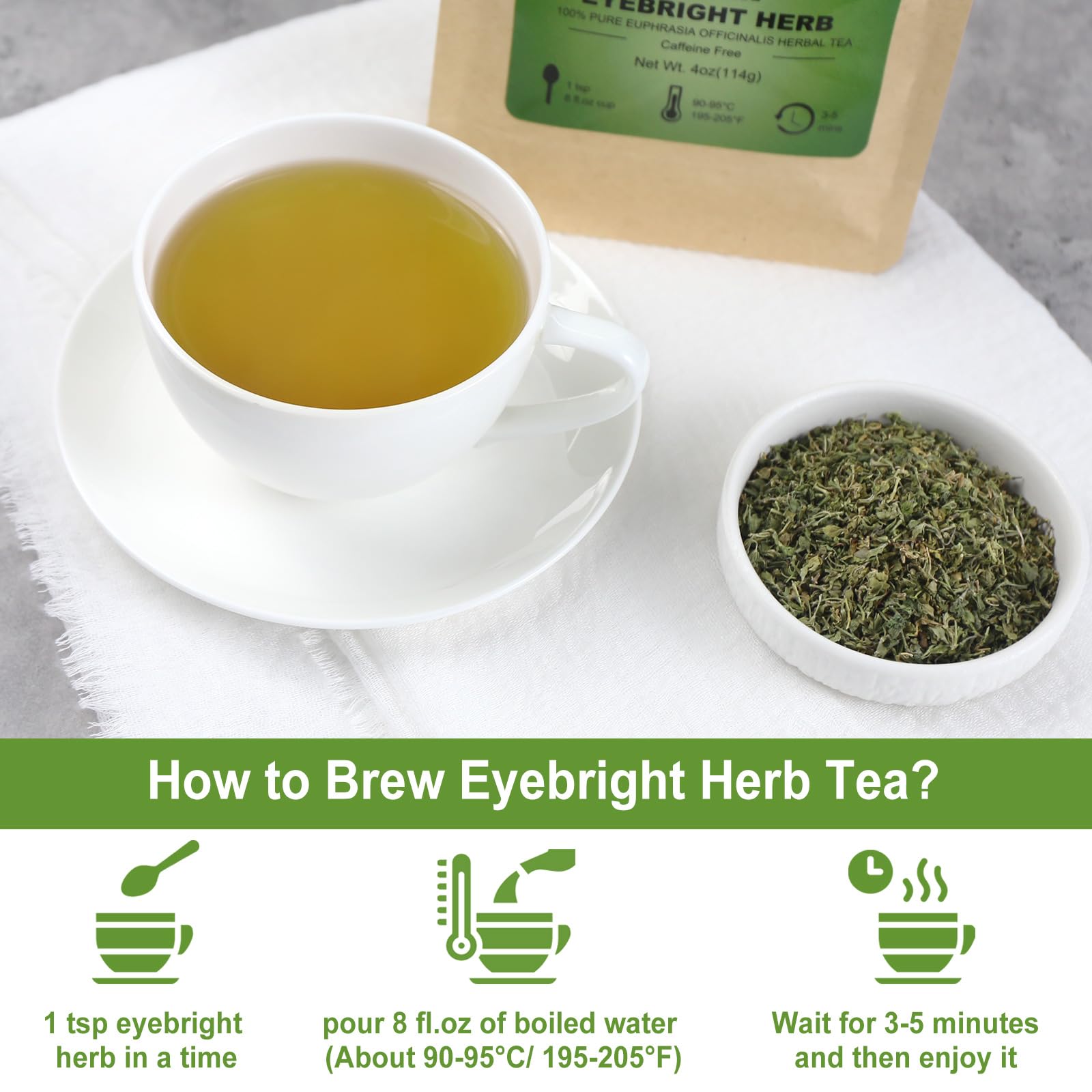 FullChea Eyebright resealable pack preserves freshness between uses.