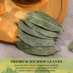 FullChea Guanabana leaves packaging highlights premium, non-GMO quality