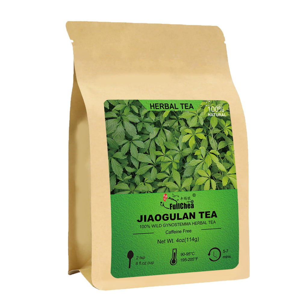 FullChea gynostemma loose-leaf tea ready to brew for a refreshing, caffeine-free moment