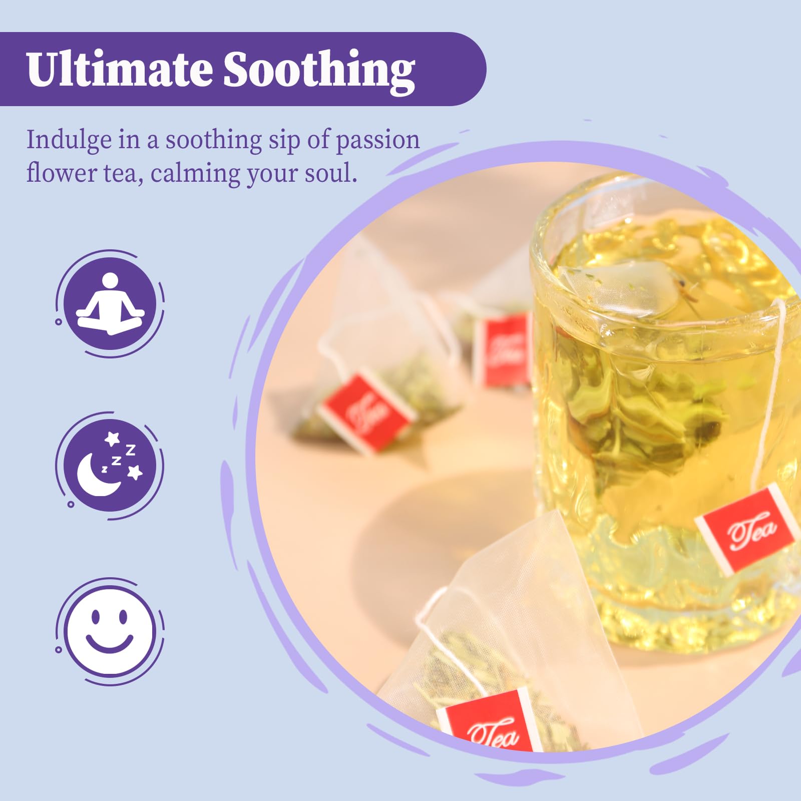 FullChea herbal tea cup steeping delivers a soothing, herbaceous aroma perfect for winding down.