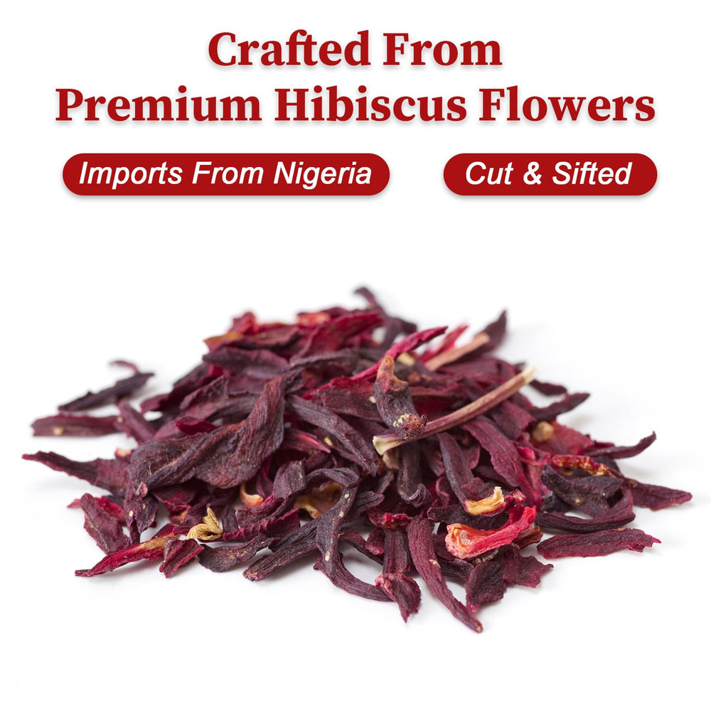 FullChea hibiscus from Nigeria for rich flavor.