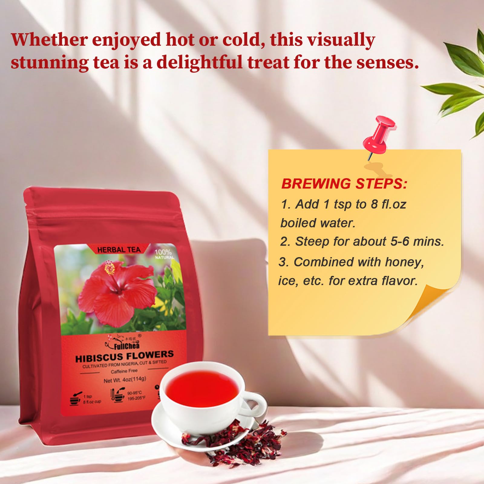 FullChea resealable packaging preserves freshness.