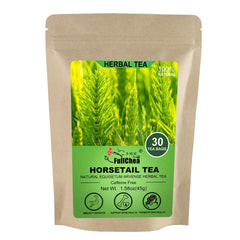FullChea Horsetail Tea pack front showcasing premium herbs for a soothing ritual.