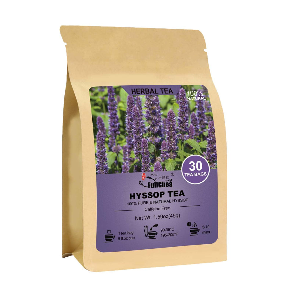 FullChea hyssop tea bags pack shown for daily ritual and calming aroma.