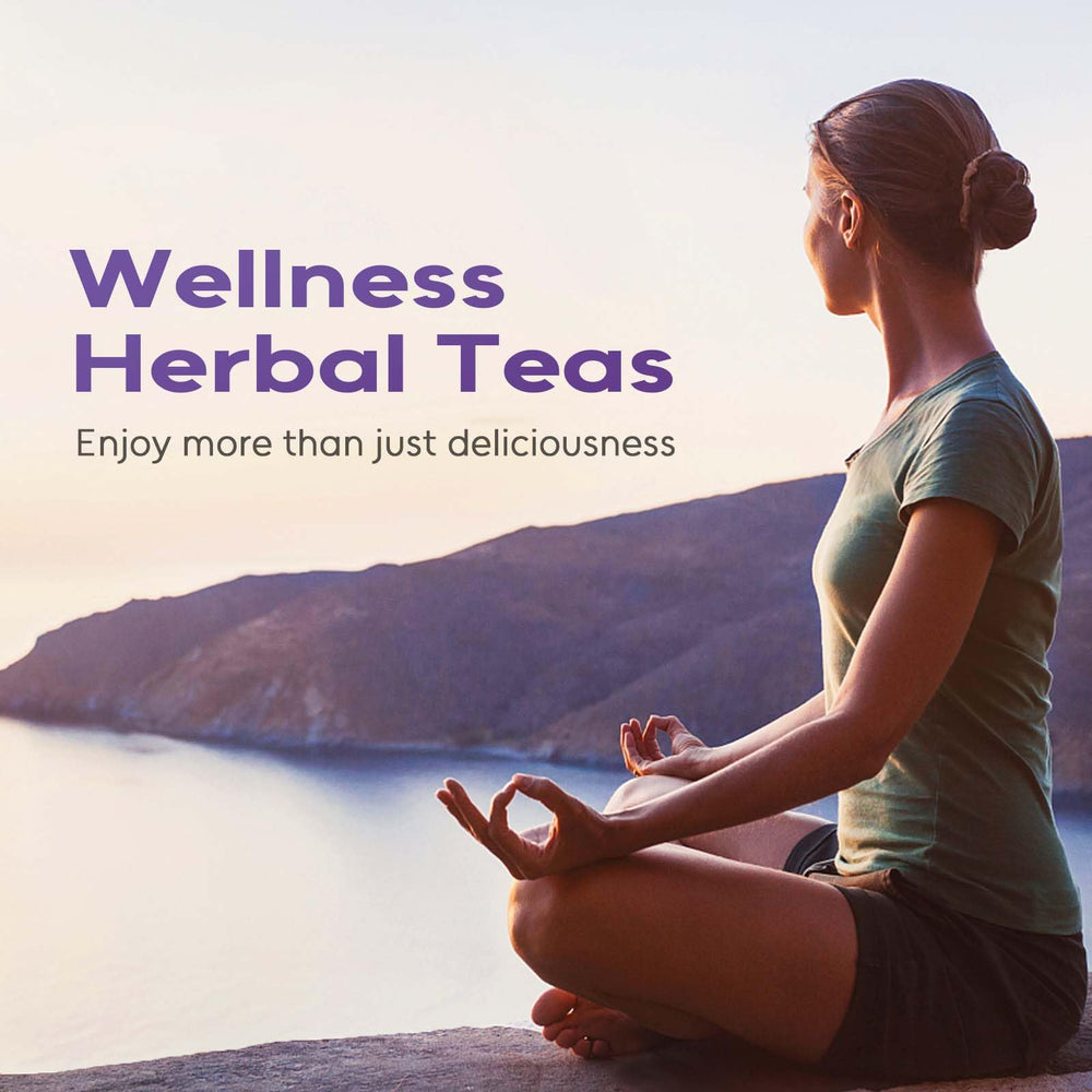 FullChea Hyssop Tea brewed, offering calming focus.