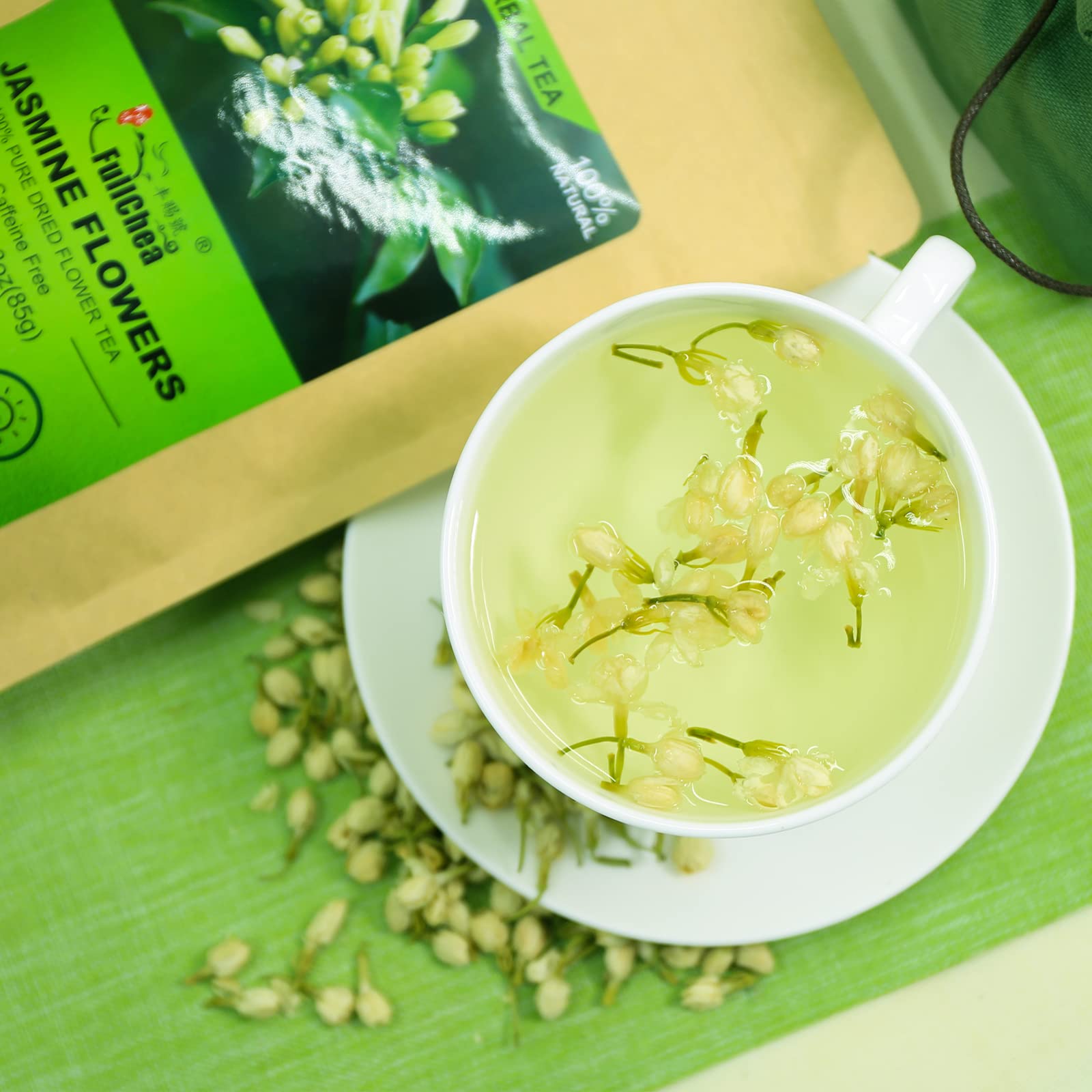 FullChea jasmine flowers enhance tea blends, cooking, and DIY crafts with fragrance.