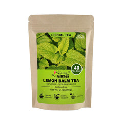 FullChea lemon balm tea bag packaging ready for a calming cup.