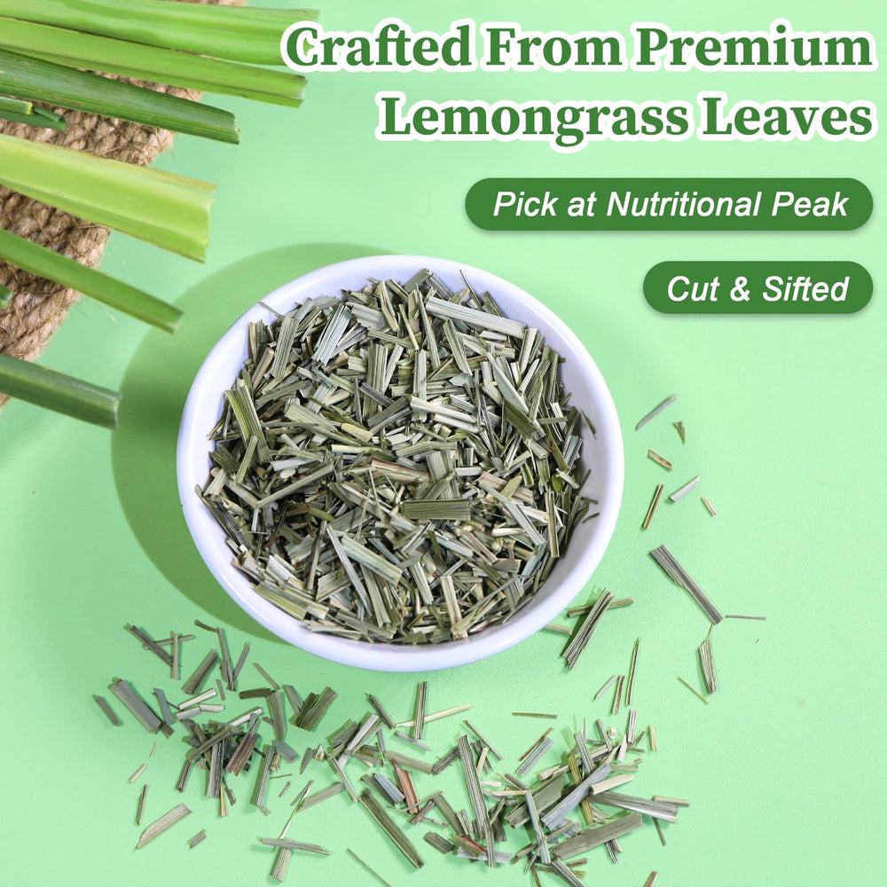 FullChea lemongrass tea bags steeping, inviting aroma and soothing sip.