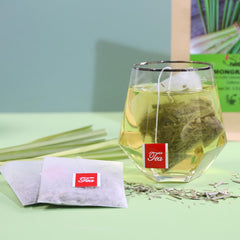 FullChea lemongrass tea hot cup, crisp flavor for an afternoon pause.