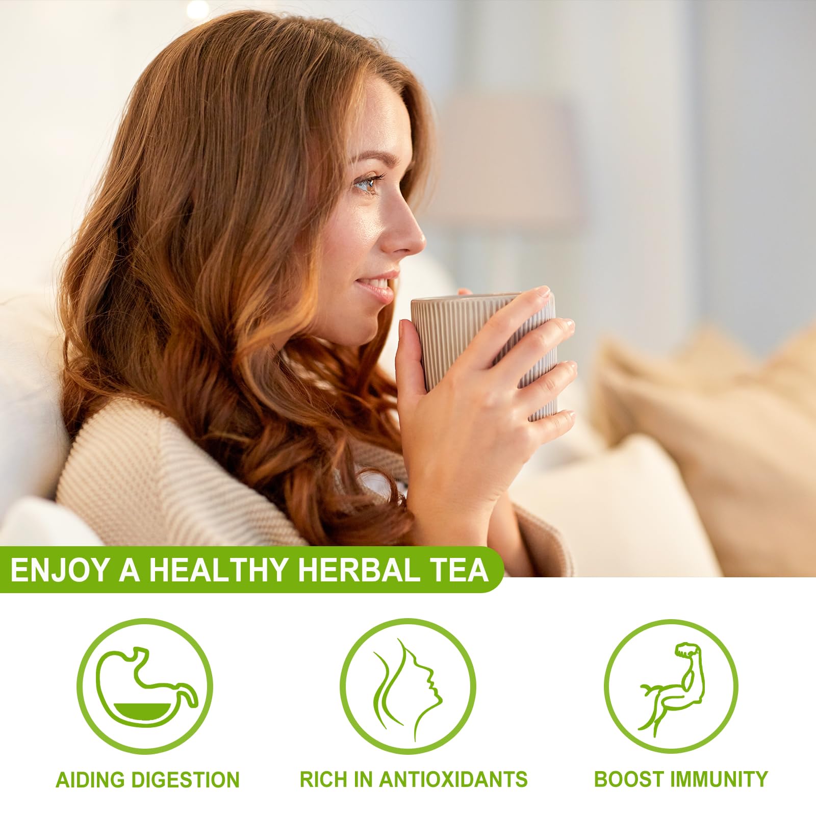 FullChea Moringa Tea resealable pack aids freshness between brews.