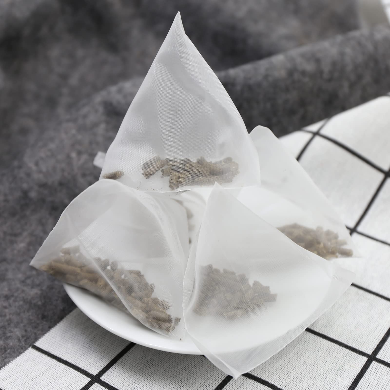 FullChea Mullein Tea Bags steeping in a cup releasing earthy aroma.
