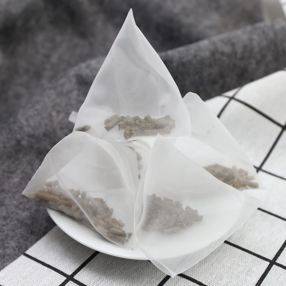 FullChea Mullein Tea Bags steeping in a cup releasing earthy aroma.
