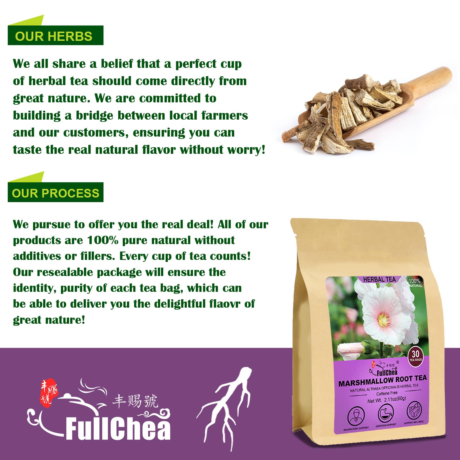 FullChea meadow-inspired setting emphasizes natural origins