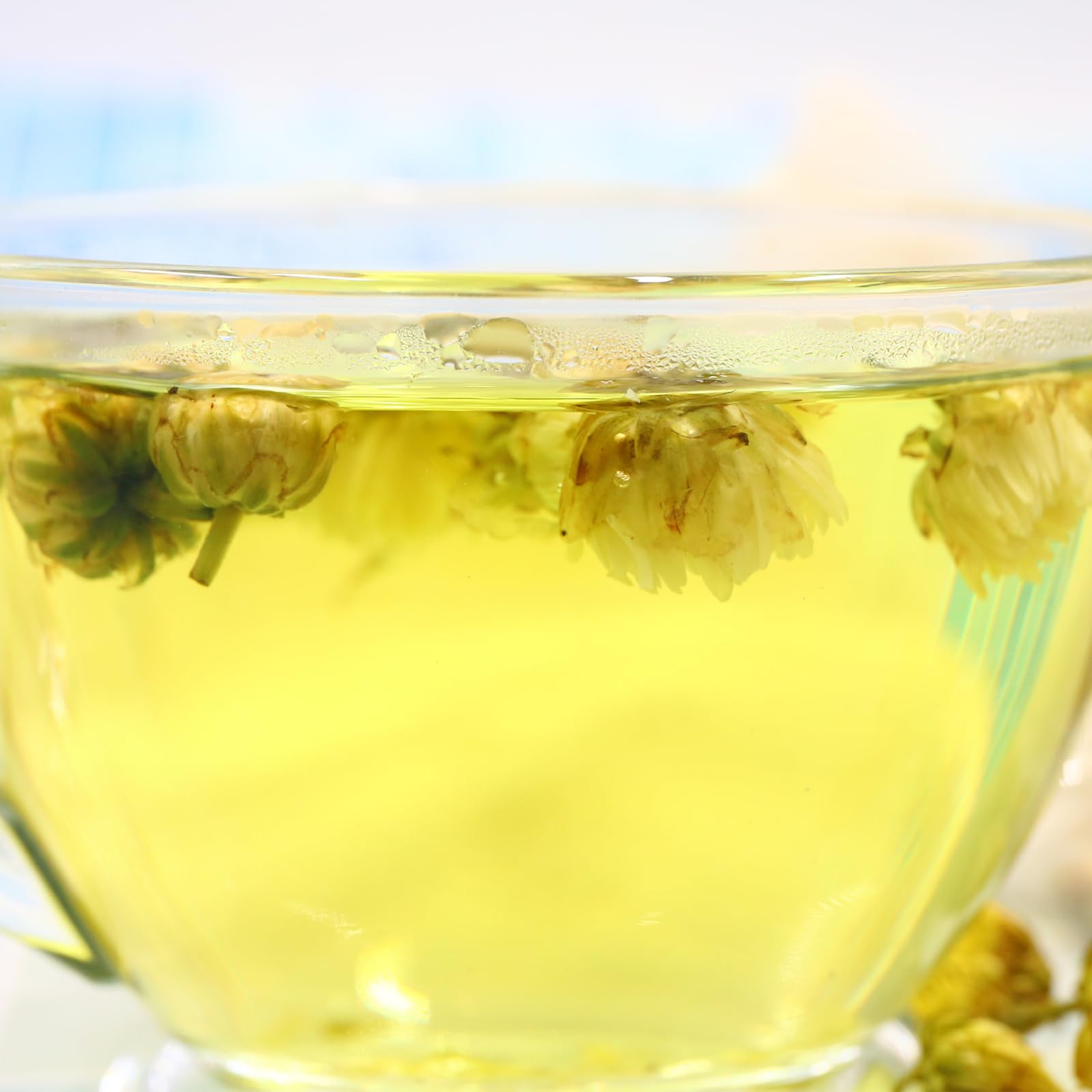 FullChea non-GMO chrysanthemum tea offers caffeine-free refreshment