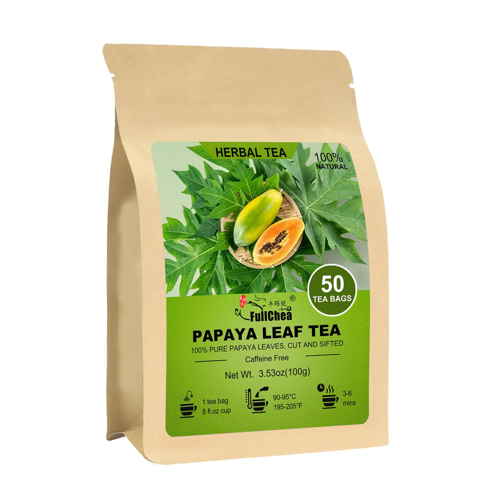FullChea papaya leaf tea bag with fresh aroma for a soothing caffeine-free moment.
