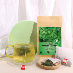 FullChea parsley leaves close-up showcasing natural, non-GMO ingredients.