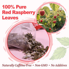 FullChea Raspberry Leaf Tea packaging seal showing freshness and quality.