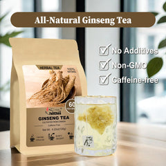 FullChea resealable packaging keeps ginseng tea fresh from first to last cup