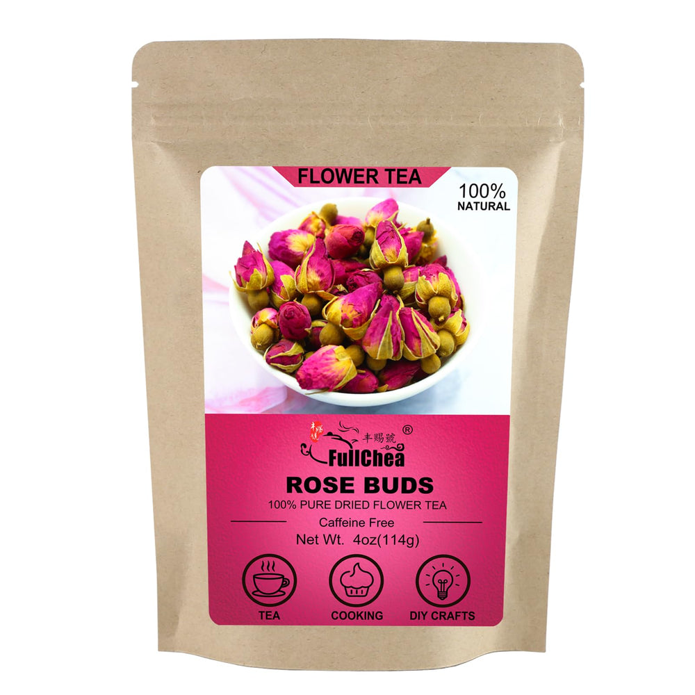 FullChea rose buds in packaging, ready to infuse kitchens with fragrance.