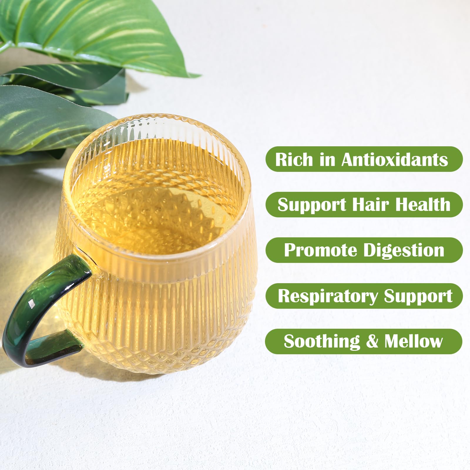 FullChea Sage Tea Bags packaging-detail highlights non-GMO, additive-free quality.