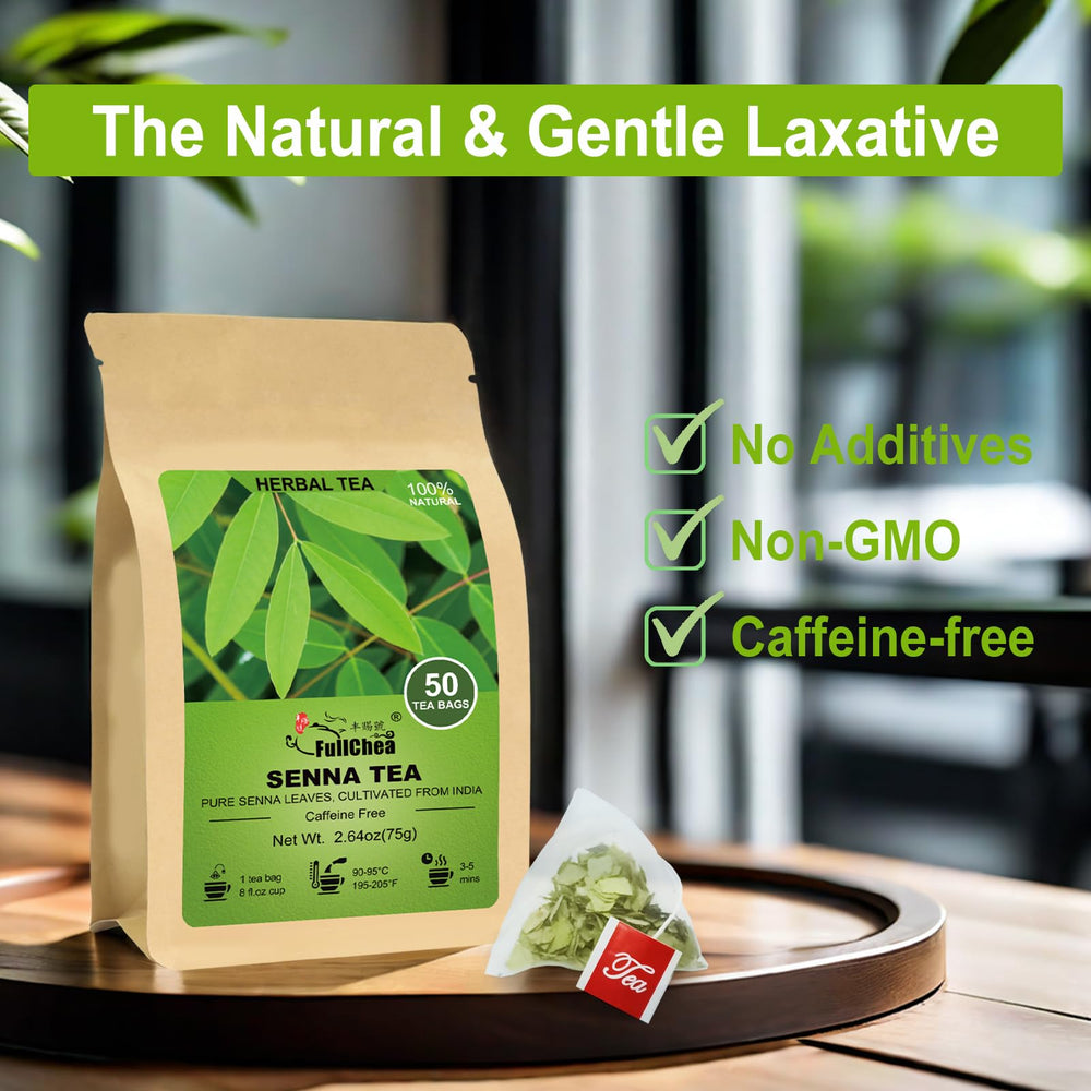 FullChea Senna Tea packaging preserves freshness and aroma