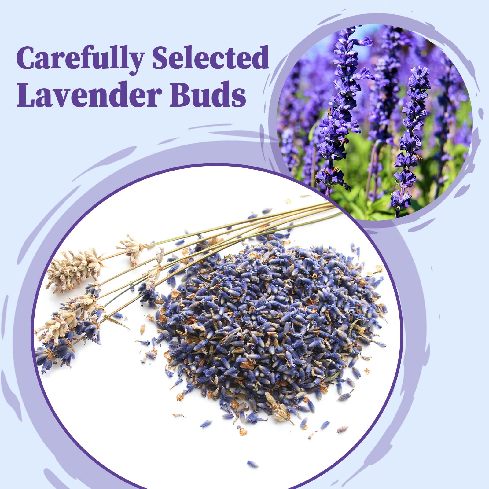 FullChea lavender tea steeping in a cup highlighting relaxation and aroma