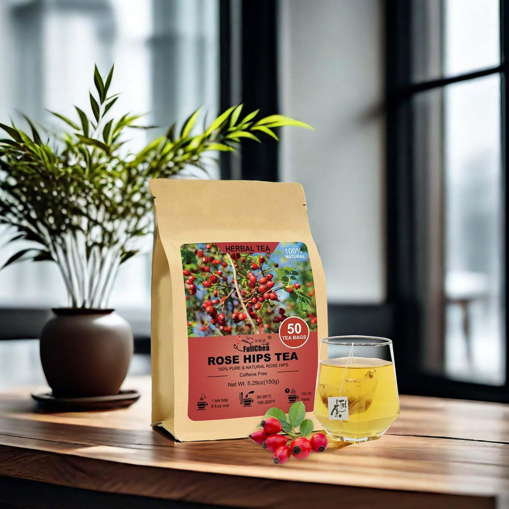 FullChea tea bags in cup show inviting color and warm comfort.