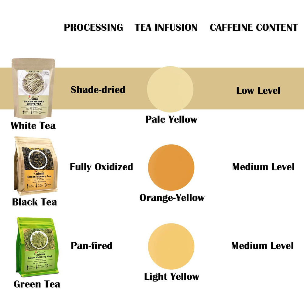 FullChea White Tea Hot or Cold Brew suits any time.