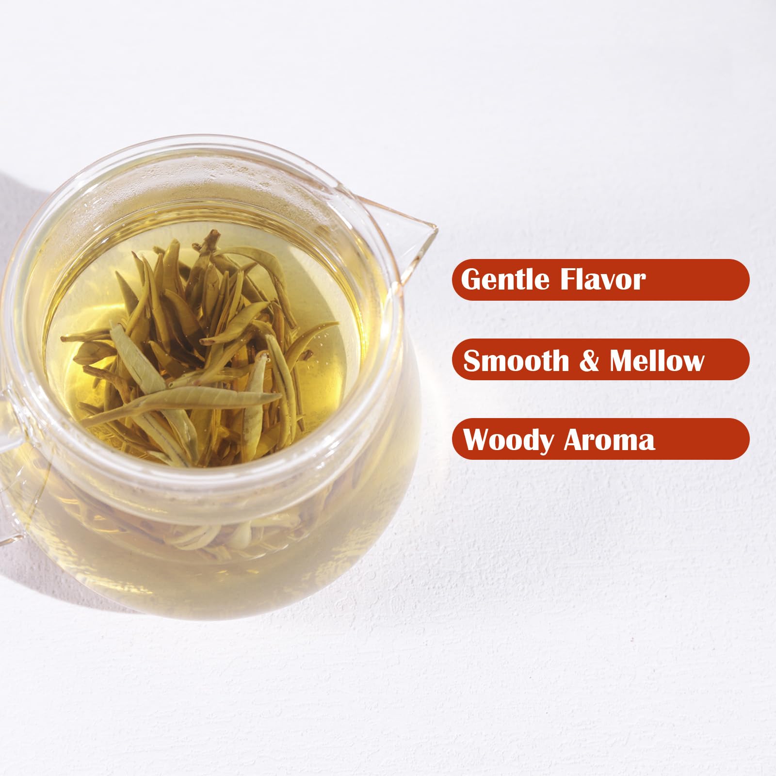 FullChea White Tea Pure Natural, no additives for a clean sip.