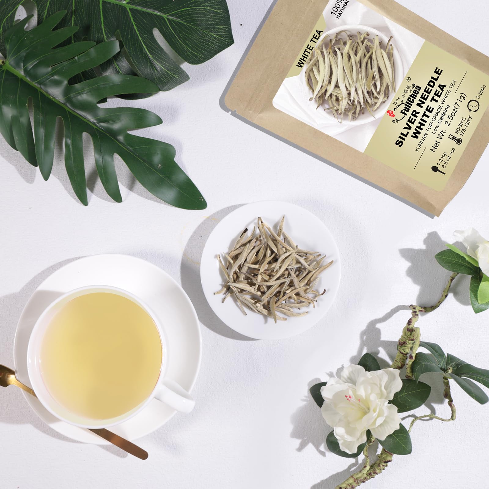 FullChea White Tea Selective Harvest Buds deliver refined texture and flavor.